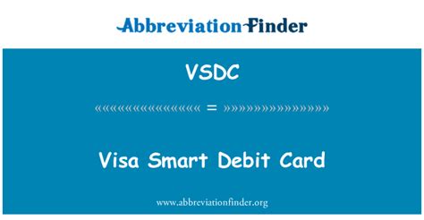 vsdc visa smart debit card|VISA tech partners prepaid chip.